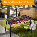 Reversible Pre-seasoned Cast Iron Griddle for Camp Chef TB90, TB90LW, TB90LWG, TB90LWG15, EX90LW, SPG90B, GB90D,Accessories for Camp Chef Professional Flat Top Griddle,16'' x 24''