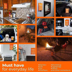 Supa Ant Emergency Fire Blanket for Home and Kitchen - 1 Pack 1500F High Visibility (Glow in The Dark) Smother Kitchen Fire Blanket - CE Certified Hero Fire Blankets Emergency for Home (47in)