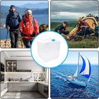 3PCS x 5.3Gal/20L, Water Storage Container, Food Safe Emergency Water Jugs with Spigot, Collapsible, BPA-Free, Portable Water Bottle Survival Kit for Camping, Hiking, Fishing, Canteen Style