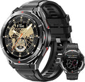 OUKITEL Smart Watch for Men GPS, 1.43" AMOLED Display, 5ATM Waterproof Military Watch, 150+ Sport Modes, Fitness Activity Tracke with Compass Pedometer Sleep Monitor Heart Rate, for Android iOS