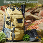 Benvo Mosquito Head Net Mesh, Face Neck Fly Netting Hood from Bugs Gnats Noseeums Screen Net for Any Outdoor Lover- with Carry Bags Fits Most Sizes of Hats Caps (2pcs, Olive, Updated Big Net)