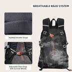 27L Lightweight Everyday Outdoor Backpack for Men and Women, Dual-Use Daypack Fits 16 Inch Laptop, Ideal for Commuting, Travel, Hiking, Business, School and Gym