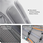 Everfun Hydration Backpack 18L with Water Bladder 2L/3L Hiking Water Backpack Women Men Hydration Pack Insulated Lightweight Day Hydropack with Storage for Hiking, Biking, Running, Festival