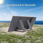 30W Portable Solar Panel Charger with USB and Type-C Outputs(5V/3A Max) for Phones, Power Banks, Tablets, Fast Charges 2 Devices at Once, IP67 Waterproof for Camping, Hiking, and Outdoor Activities