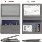 Vaccine Card Holder,Passport Cover (Gray)