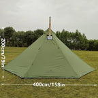 Longeek 2-4 Person Camping Tent 4 Seasons Backpacking Ultralight Easy Up Hot Teepee