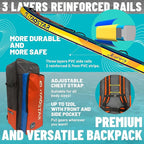 Journey 11'6" / 11'×34" / 11'×35" Extra Wide Paddle Board, One-Stop Premium SUP Board Accessories, Tailored Fins, Stable Inflatable Stand Up Paddle Boards for Youth/Adults of All Skill Levels