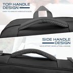 Travel Backpack, Expandable Carry on Backpack for Men, TSA 17.3 inch Laptop Bag Flight Approved, Lightweight Business Luggage Bag, Travel Gifts for Men Women, Black