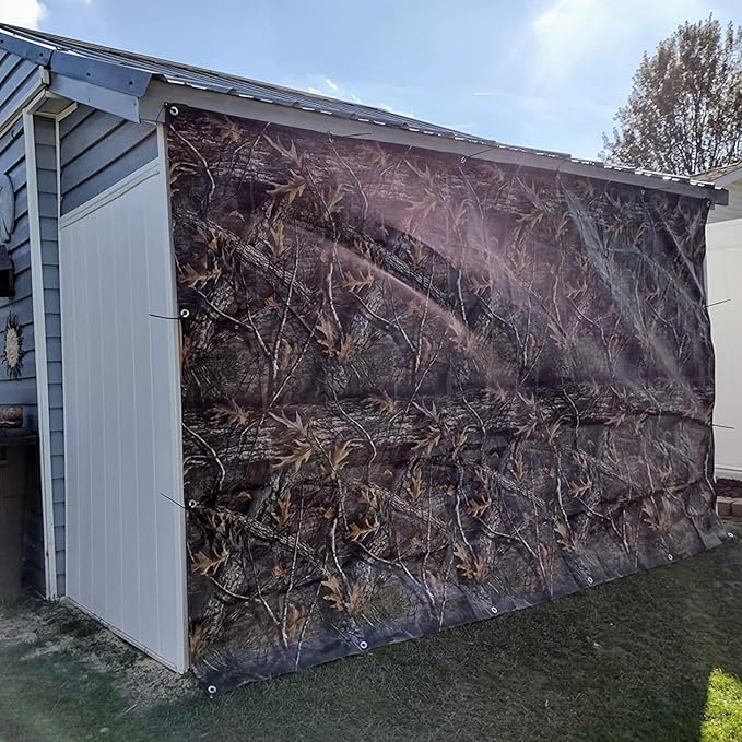 Heavy Duty 9 Mil Tarp Cover Waterproof UV Resistant Tarpaulin Used for Outdoor, Hunting, Camping, Backpacking, Canopy Tent, Ground Tarp, Cover Boat, Motorcycles, Roofs, Wood