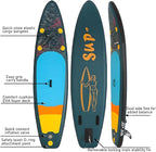 Inflatable Stand Up Paddle Board Set, Wide SUP Board Design, 400 lbs Weight Limit, with Paddle, Pump, Backpack, Fins for Adults and Youth