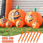 Deekin Plastic Tent Stakes 9 Inch Heavy Duty Tent Pegs Spike Hook Stakes for Summer Beach Garden Decorations Camping Outdoor Lawn Tarp