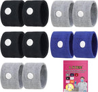 LYJEE Motion Sickness Bracelets for Adults and Kids Motion Sickness Bands Nausea Relief for Pregnant Women Acupressure Nausea Relief for Car, Sea, Air Sickness