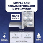 Water Purifier Tablets –Water Purification Tablets for Emergency Water - Hiking, Camping, Survival, Emergency – Drinking Water Filtration System Survival Tabs - Purificador De Agua - 100 Tablets - 4G