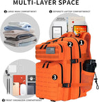 Military Tactical Backpack 45L/25L 3 Day Assault Pack Molle Daypack Hiking Backpack for Men and Women