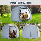 Alvantor Pop Up Screen Tent House Room Instant Outdoor Camping Canopy Sun Shelter Gazebo for Patio, Backyard & Deck, Privacy Tent(2-10 People, 8'x8' 10'x10' 12'x12')