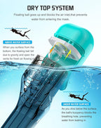 Greatever Full Face Snorkel Mask, Snorkeling Gear for Adults with Latest Dry Top Breathing System and Detachable Camera Mount, Foldable Snorkel Mask Adult, Snorkels Anti-Fog & Anti-Leak