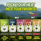 WAKS & SNACKS Freeze Dried Guacamole Classic |100% Fresh Hass Avocados, Perfect for Tortilla Chips | Energizes Camping & Hiking Meals | Vegan, Gluten-Free Guac Dip for Snacks | 2 Avocados | 2 oz, 3-Pack