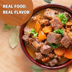 Nutristore Freeze Dried Beef Dices | Pre-Cooked Meat for Backpacking, Camping, Meal Prep | Long Term Survival Emergency Food Supply | 25 Year Shelf Life | Bulk #10 Can | Made in USA | 20 Servings