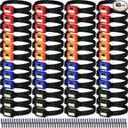 48 Pack LED Headlamp Flashlight Bright Waterproof Head Lamp Torch Cob Flood Head Light Bulk 800 lumens with 3 Modes 144 AAA Batteries for Adult Kids Running Camping Night Survival, 4 Colors