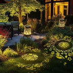 Solar Lanterns Outdoor Waterproof, 2 Pack Hummingbird & Butterfly Metal Hanging Solar Lantern, Gardening Gifts for Women Mom Grandma, Outdoor Lanterns for Yard Patio Pathway