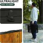 ROCK CLOUD Portable Camping Table Ultralight Aluminum Folding Grill Table Small Camp Table for Beach Hiking Backpacking Outdoor Picnic RV BBQ