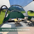 CAMPROS CP Tent 12-Person-Camping-Tents,3 Room Family Tents,Waterproof Windproof Family Tent with Top Rainfly,6 Large Mesh Windows,Double Layer,Easy Set Up, Portable with Carry Bag-20' x 9' x 72"(H)