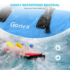 Gonex 40L 60L 80L Extra Large Waterproof Duffle Travel Dry Duffel Bag Heavy Duty Bag with Durable Straps & Handles for Kayaking Paddleboarding Boating Rafting Fishing