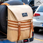 Himal Outdoors Spare Tire Trash Bag, Spare Tire Storage Bag,SUV Trunk Organizer for Outdoor Off-Road Recovery Gear,Beige