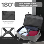 Travel Laptop Backpack for Men, 60L Extra Large TSA Approved Business Computer Bag, Water Resistant & Fits 18.4 Inch Laptop, Grey