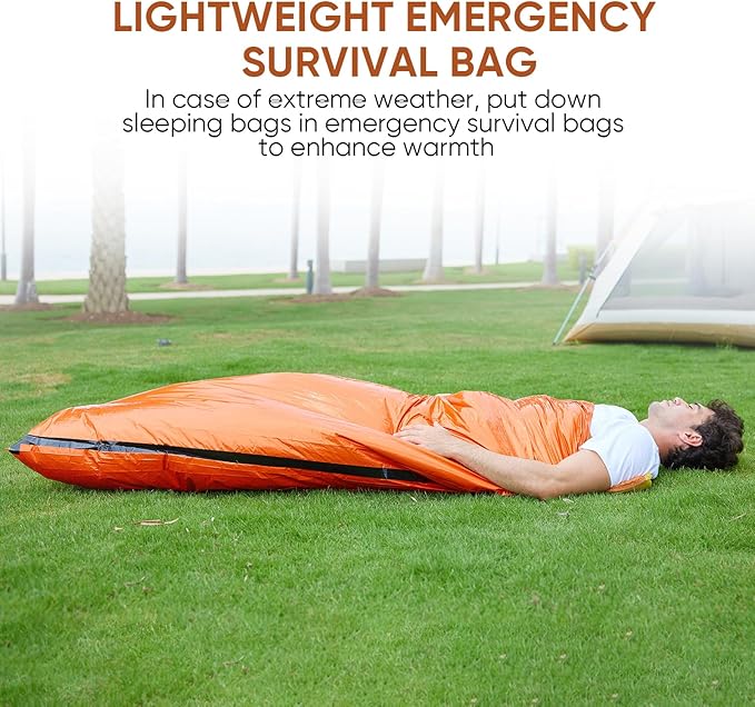 Ultralight Down Sleeping Bag for Adults, 1.92lbs 32-55F 650 Fill Down, Lightweight Compact Mummy Backpacking Sleeping Bag for Outdoor Camping and Hiking, Compressible -MFH500