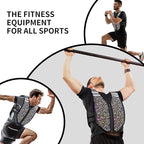 PROIRON Weighted Vest Soft Washable for Men Women Kids 6.5lbs/11lbs/17.5lbs/22lbs,Fully Reflective Running Weight Vest,No Leakage Weighted Vest for Fitness,Workout,Weight Loss,Strength Training