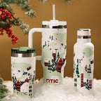 RTIC 20oz Essential Tumbler with Lid, Ceramic Lined, Insulated, Stainless Steel, Metal, Double Wall Vacuum-Insulation, Travel Cup for Iced Coffee, Tea, Hot and Cold Drink, Apres Ski