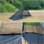 FireHiking Camping Hot Tent 4-8 Person Tipi Tent with Stove Jack for Bushcraft, Cooking and Heating