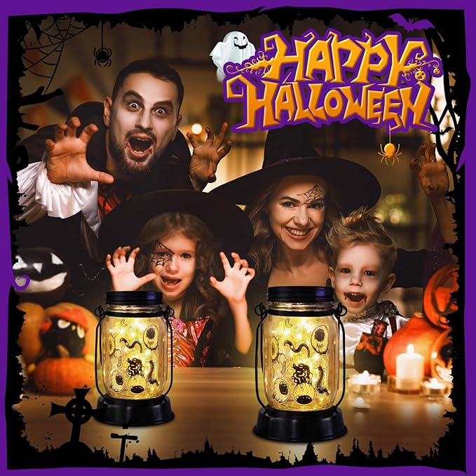 Halloween Decorations Halloween Decor Eyeballs Solar Lanterns Eyeball Decorations Outdoor Lights Solar Garden for Yard, Patio,Backyard,Porch Torches Light