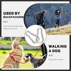 Carabiners Clip Spring Snap Hook,Heavy Duty Galvanized Steel(10&120PcsM6,50PCSM8&30PCSM10) Carabiner,Safety Quick Links Snap Hooks,Spring Clips for Swing Hammock Camping Keychain Outdoor