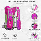 YAPJEB Hydration Vest - 5L Running Water Backpack for Trail, Marathon, Cycling, Hiking - Outdoors Pack