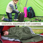 Macarrie 10 Pcs 0 Degree Camping Sleeping Bags Bulk for Adults Cold Weather 4 Season Warm Sleeping Bag with Compression Sack for Homeless Donation Shelter Emergency Hiking