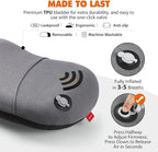 Hikenture Camping Pillow with Removable Cover, Ultralight Inflatable Backpacking Pillow for Sleeping, Blow Up Pillows, Portable&Compact Hiking Pillow for Beach, Travel, Outdoor(Grey)