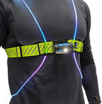 noxgear Tracer2 - Multicolor Illuminated, Reflective Vest for Running or Cycling (Rechargeable, Waterproof)