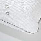 Saatva Graphite Memory Foam Pillow - Cooling Comfort & Contouring Support Ideal for Side Sleepers - Removable & Machine-Washable Cotton Knit Cover - King (34"x16") 1 Pack