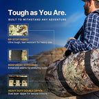 North Star Sports Foldable Duffle Bag for Travel, Gym & Outdoor Camping | Tough and Packable Sport Equipment Bag & Gear Organizer | Heavy Duty Large Duffel Bags for Traveling