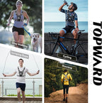 Running Vest Chest Phone Holder for Women Men, Reflective Vest Safety Gear for Dog Walking Cycling - Adjustable Waist/Shoulder