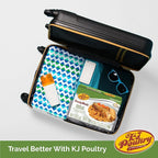 KJ Poultry Kosher Ready Meals - Bone In Chicken & Kugel, MRE Meat Meals Ready to Eat, Shabbos Food, Halal, (3 Pack) Prepared Entree Fully Cooked, Shelf Stable Microwave Dinner Travel Military Camping