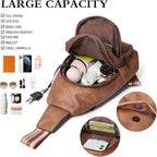 Sling Bag Crossbody Bags for Women Small Cross Body Bag Fanny Packs Chest Sling Purse for Daily Travel Leisure Sport