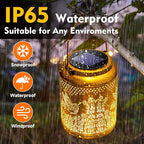 Hyrion Hummingbird Solar Lanterns Outdoor Waterproof Metal Hanging Lights, Garden Decor Mother Day Gift for Women Mom Grandma Solar Decorations for Yard, Patio, Backyard, Porch, Lawn