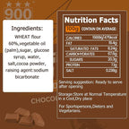 Emergency Food Bars - Chocolate Hardtack, Mre Meals Military 2025, Long Shelf Life, Emergency Meals Ration Bars, Emergency Supplies for Disaster Preparedness, 12 Count