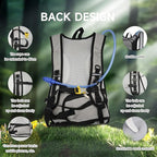 Hydration Backpack Hiking Backpack with Water Bladder Lightweight Insulation Hydration Pack Water Backpack for Hiking Cycling Running Festival Camping for Men Women