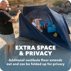 Sport-Brella Suncave UPF 50+ Sun and Rain Canopy for Camping, Beach and Sports Events