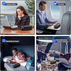 Power Bank with AC 100W,Portable Laptop Charger,98Wh/27000mAh External Battery for Laptop,PD 65W Type-C,Compatible for Outdoor RV Camping Travel Emergency Backup Home