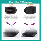 Bucky 40 Blinks No Pressure Eye Mask for Travel & Sleep, Granite Dots, One Size